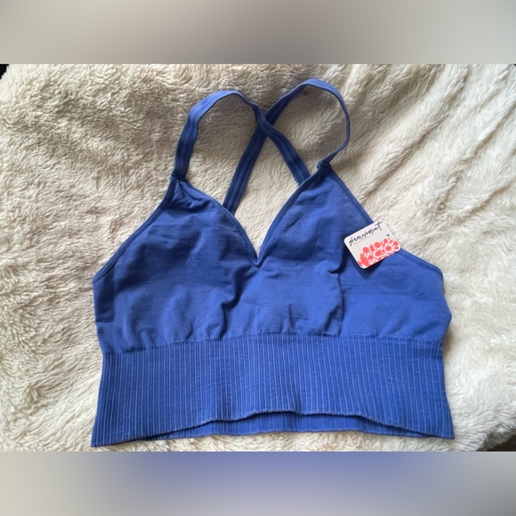 Free People Movement Good Karma Crop Tank in African Violet size XL NWT - Picture 2 of 10